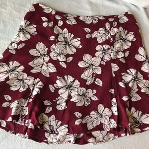 Floral skater skirt